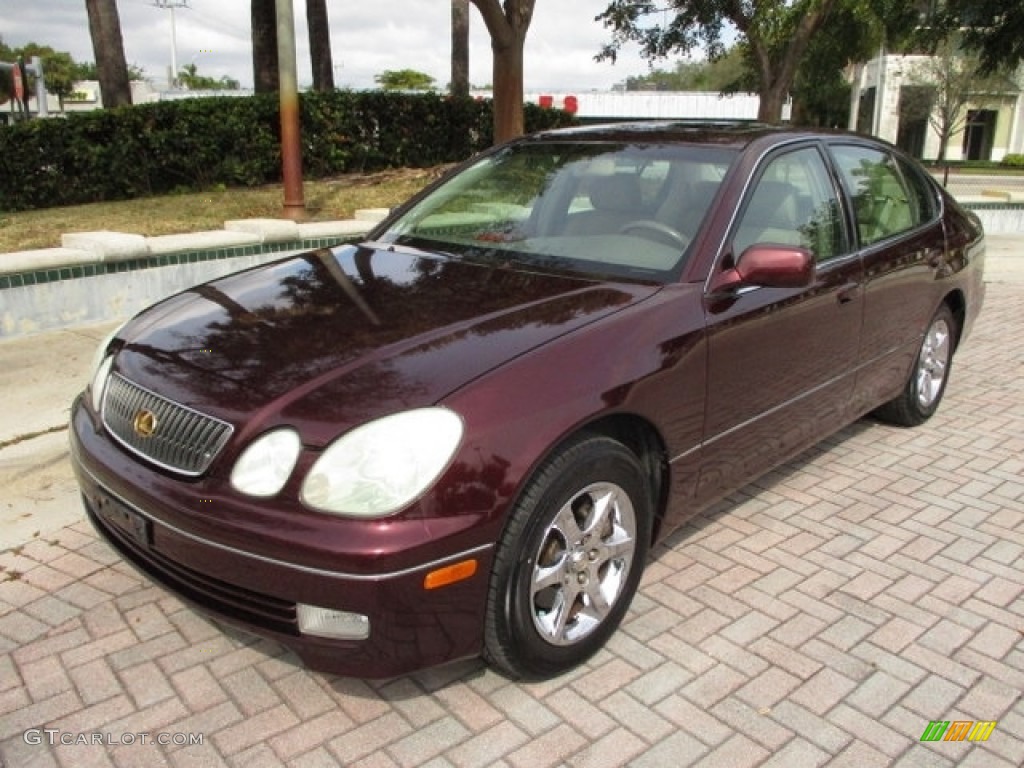 2003 GS 300 - Black Cherry Pearl / Ivory photo #1