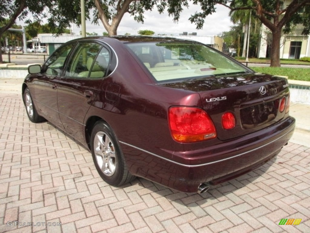 2003 GS 300 - Black Cherry Pearl / Ivory photo #5