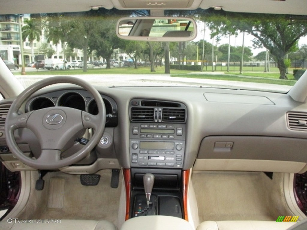 2003 GS 300 - Black Cherry Pearl / Ivory photo #6