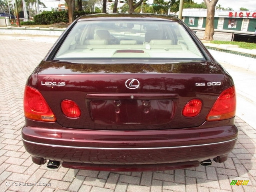 2003 GS 300 - Black Cherry Pearl / Ivory photo #7