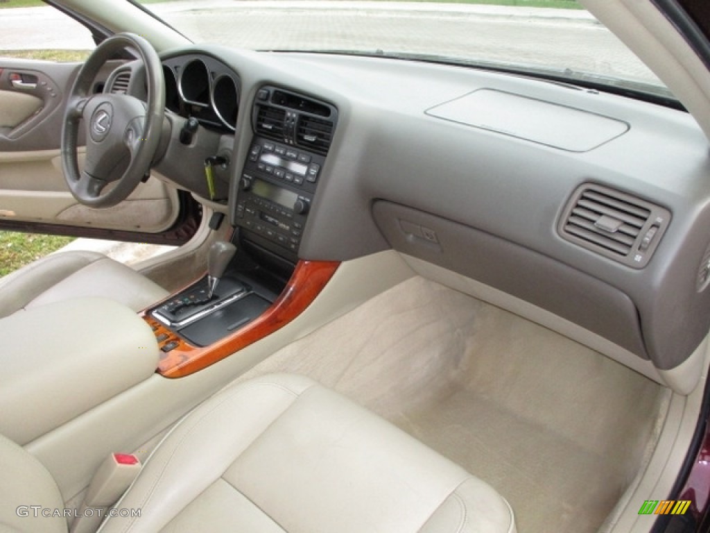 2003 GS 300 - Black Cherry Pearl / Ivory photo #16