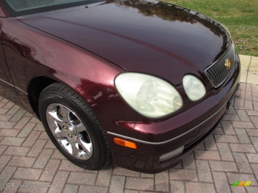 2003 GS 300 - Black Cherry Pearl / Ivory photo #21