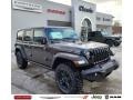 2021 Granite Crystal Metallic Jeep Wrangler Unlimited Willys 4x4  photo #1