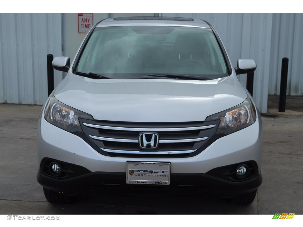 2012 CR-V EX - Alabaster Silver Metallic / Gray photo #2