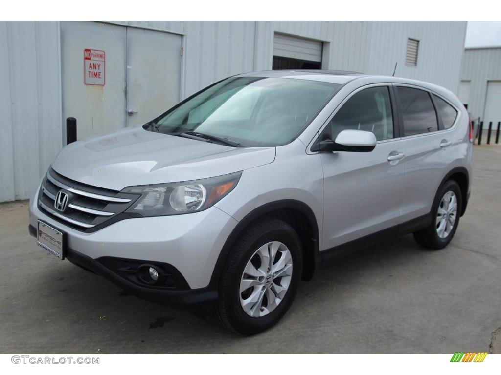 2012 CR-V EX - Alabaster Silver Metallic / Gray photo #3