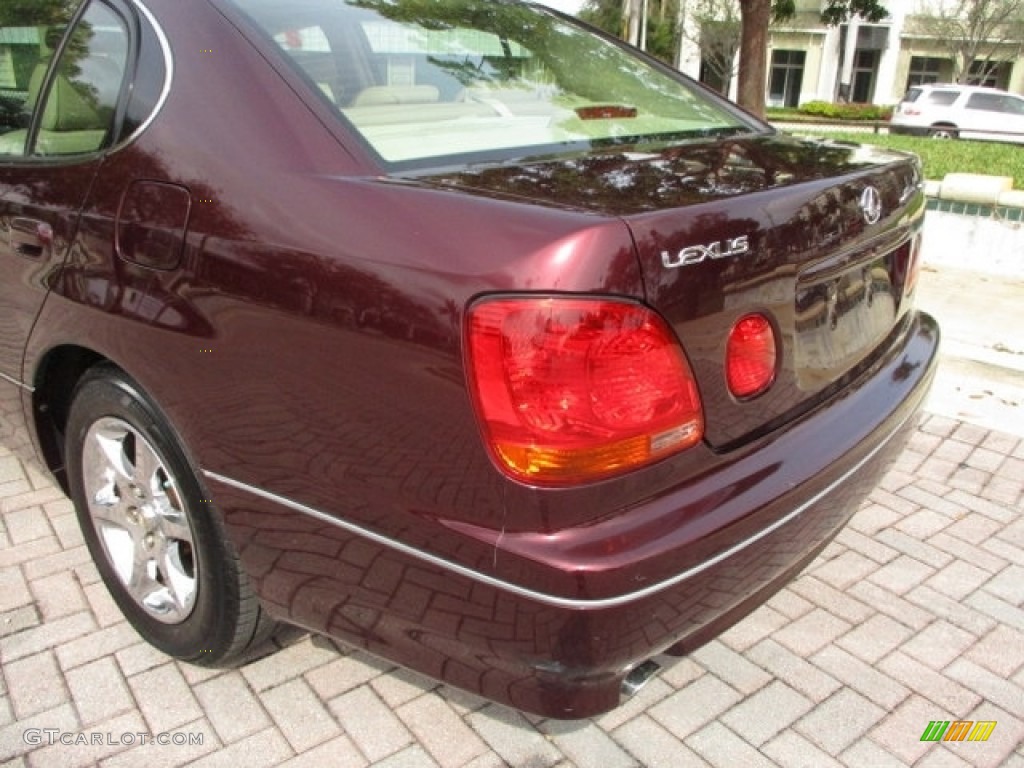 2003 GS 300 - Black Cherry Pearl / Ivory photo #31