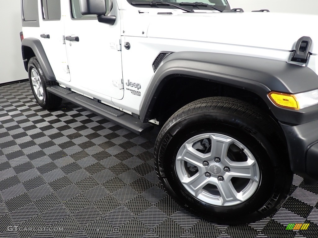 2018 Wrangler Unlimited Sport 4x4 - Bright White / Black/Heritage Tan photo #4