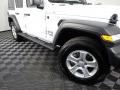 2018 Bright White Jeep Wrangler Unlimited Sport 4x4  photo #4