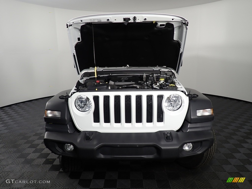 2018 Wrangler Unlimited Sport 4x4 - Bright White / Black/Heritage Tan photo #6