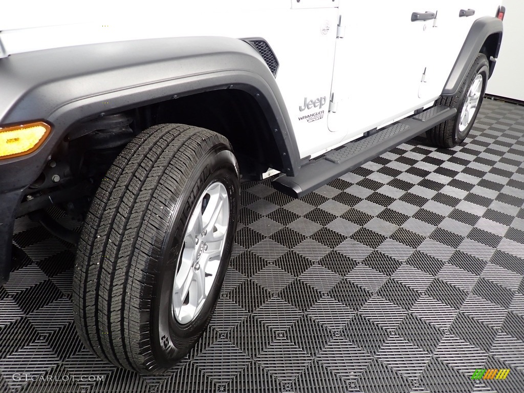 2018 Wrangler Unlimited Sport 4x4 - Bright White / Black/Heritage Tan photo #9