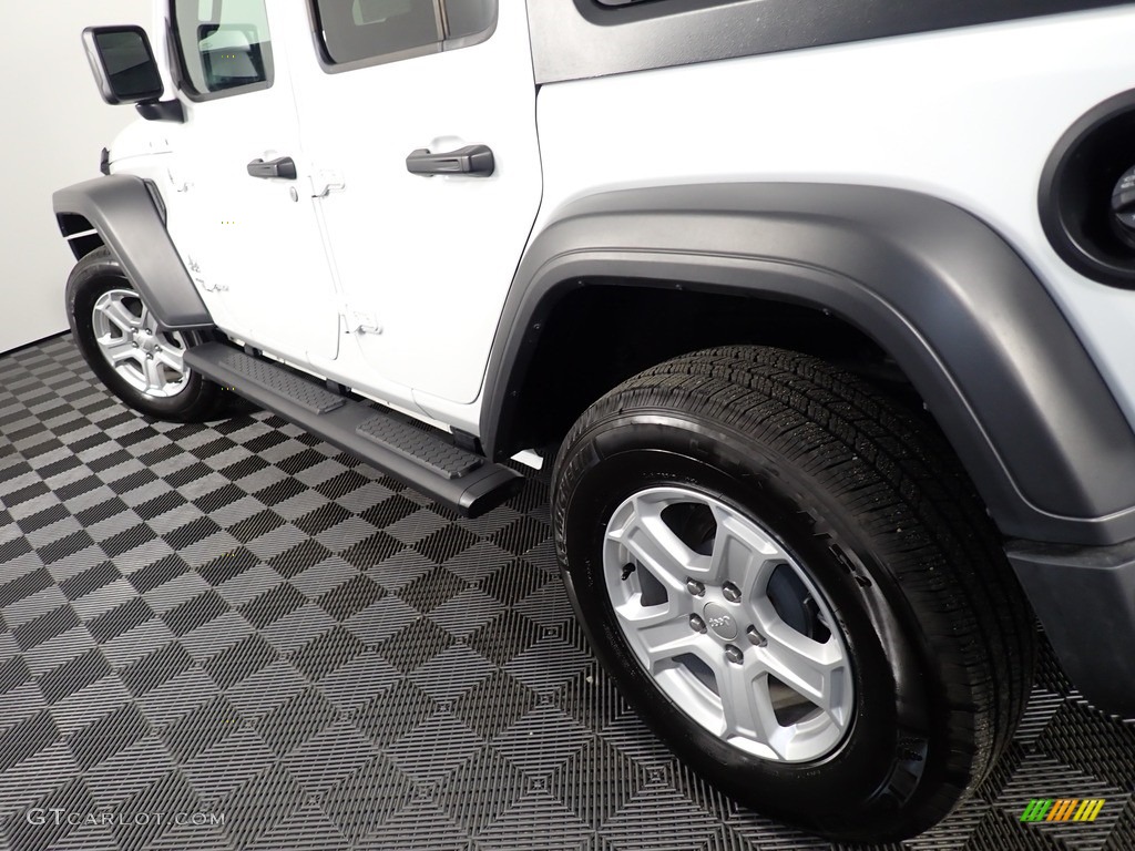 2018 Wrangler Unlimited Sport 4x4 - Bright White / Black/Heritage Tan photo #10