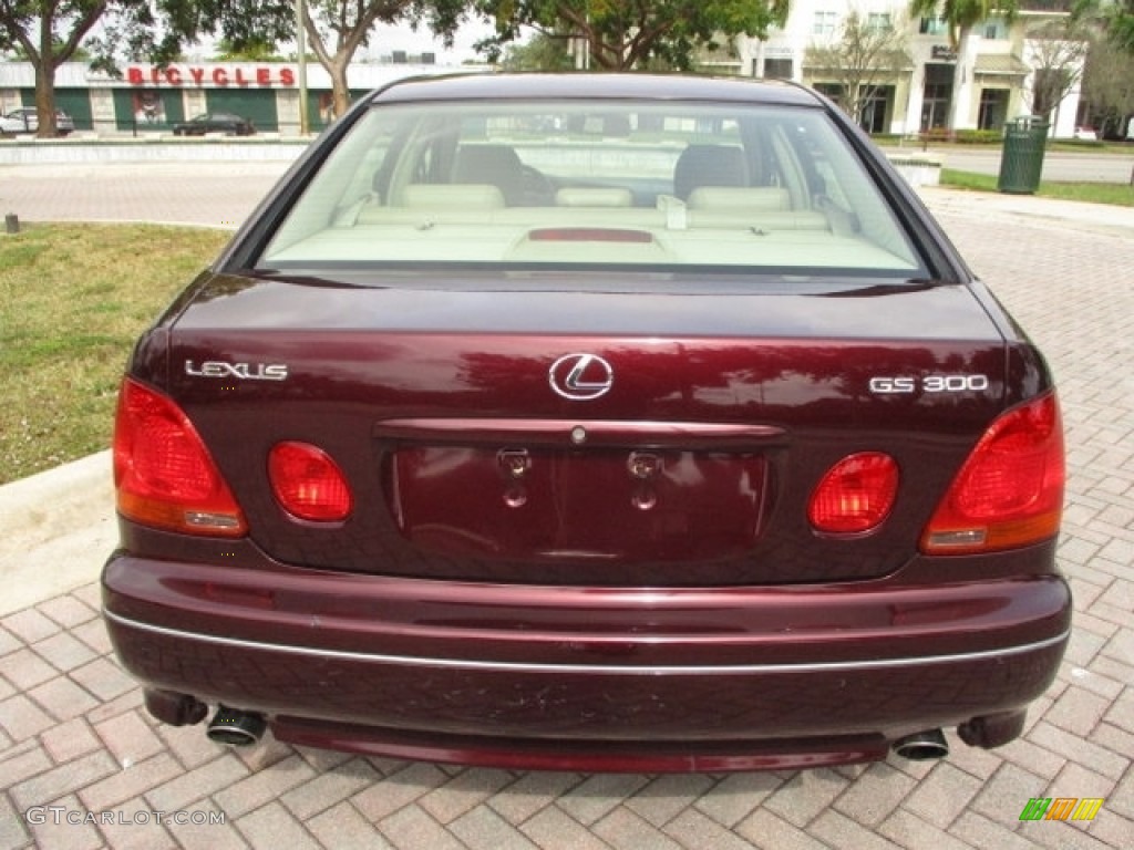 2003 GS 300 - Black Cherry Pearl / Ivory photo #41