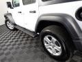 2018 Bright White Jeep Wrangler Unlimited Sport 4x4  photo #10