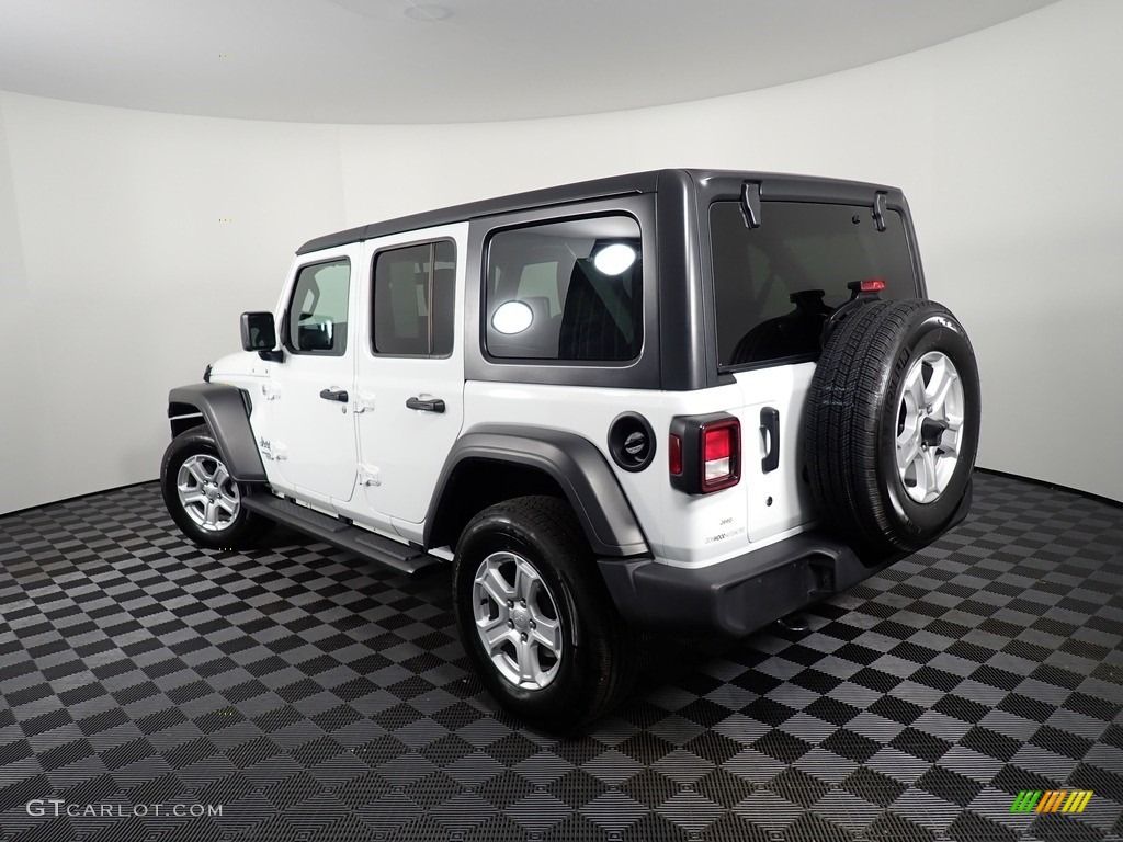 2018 Wrangler Unlimited Sport 4x4 - Bright White / Black/Heritage Tan photo #11