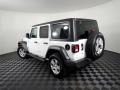 2018 Bright White Jeep Wrangler Unlimited Sport 4x4  photo #11