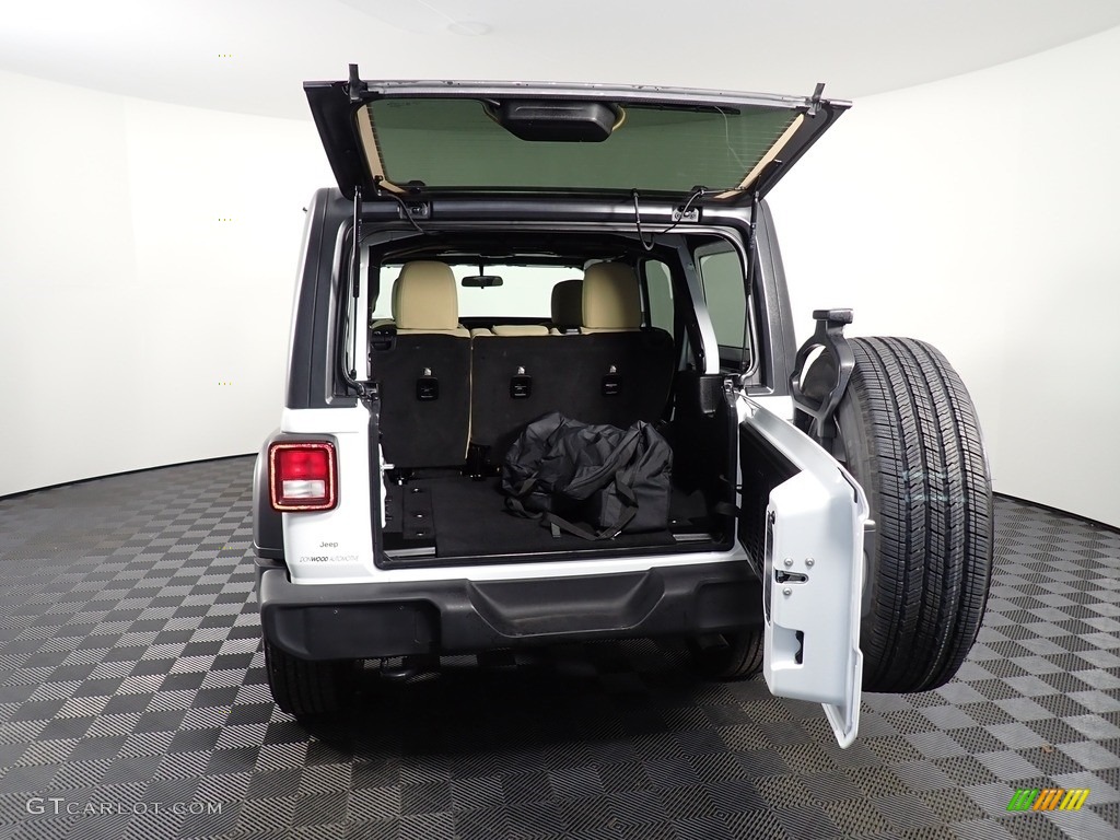 2018 Wrangler Unlimited Sport 4x4 - Bright White / Black/Heritage Tan photo #13