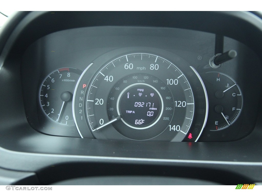 2012 CR-V EX - Alabaster Silver Metallic / Gray photo #18