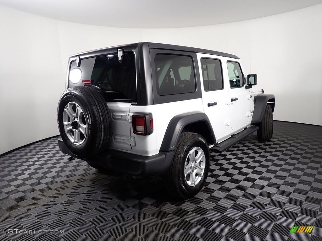 2018 Wrangler Unlimited Sport 4x4 - Bright White / Black/Heritage Tan photo #16