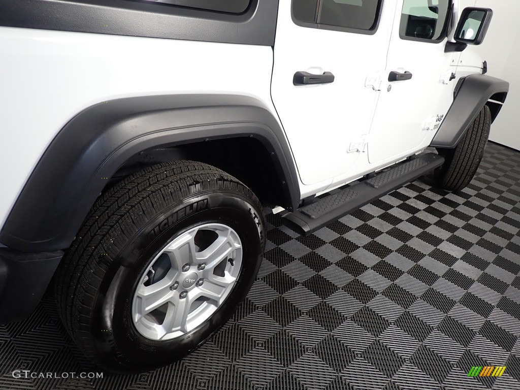 2018 Wrangler Unlimited Sport 4x4 - Bright White / Black/Heritage Tan photo #17