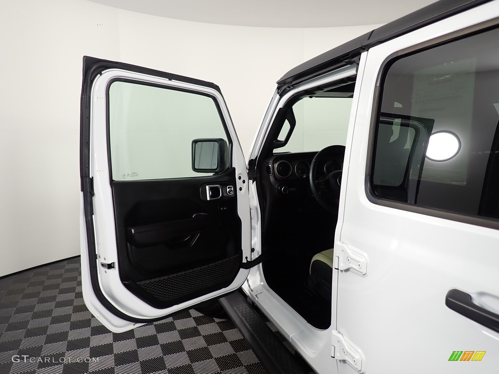 2018 Wrangler Unlimited Sport 4x4 - Bright White / Black/Heritage Tan photo #19