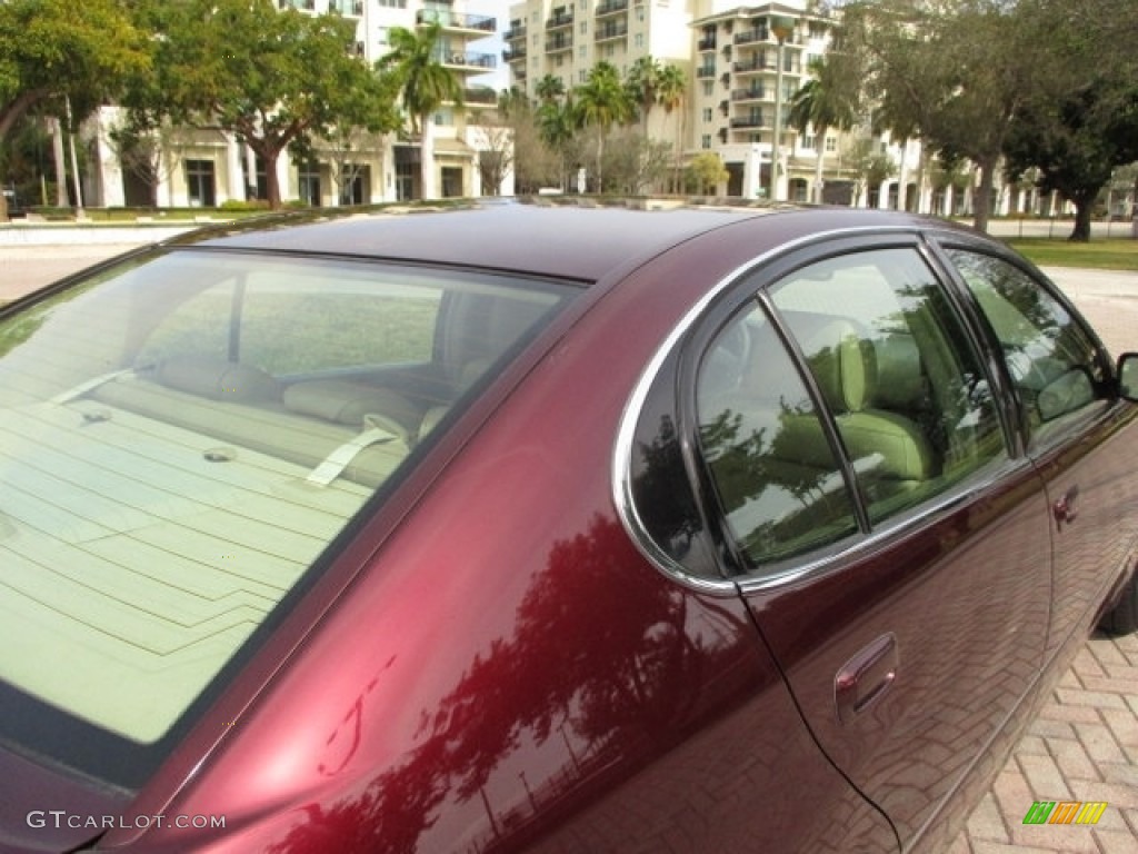 2003 GS 300 - Black Cherry Pearl / Ivory photo #52