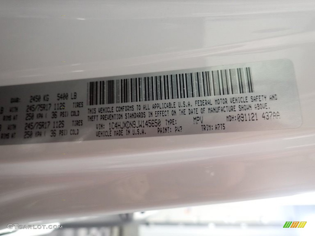 2018 Wrangler Unlimited Sport 4x4 - Bright White / Black/Heritage Tan photo #42