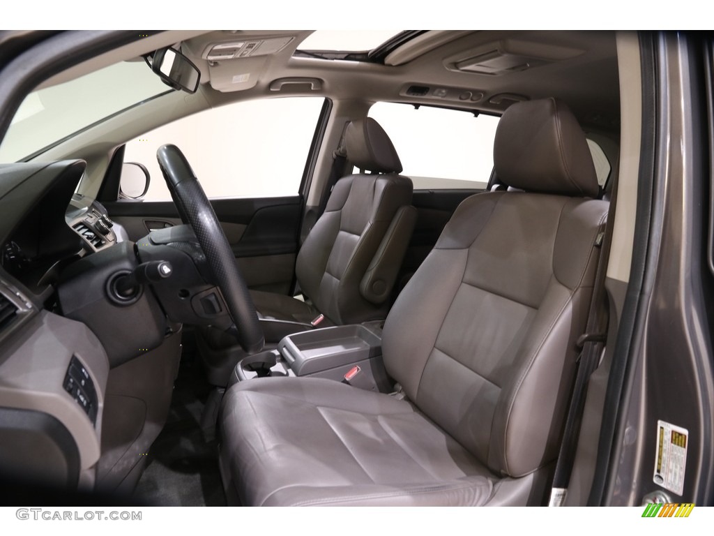 2016 Odyssey EX-L - Smoky Topaz Metallic / Truffle photo #5
