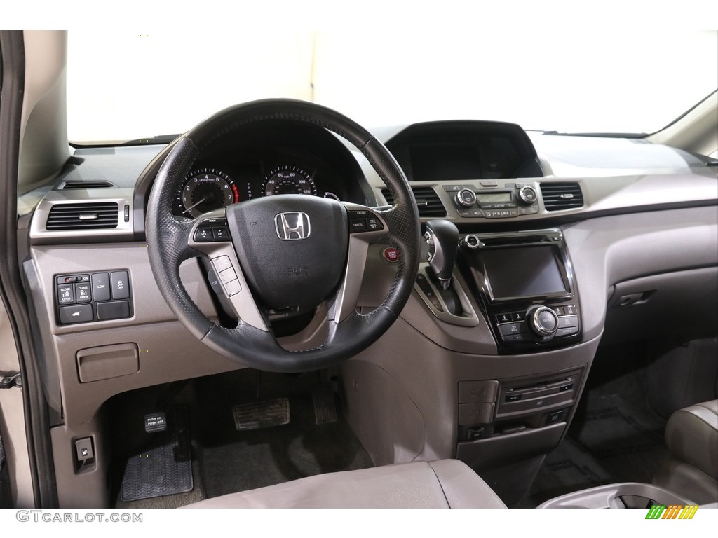 2016 Odyssey EX-L - Smoky Topaz Metallic / Truffle photo #6