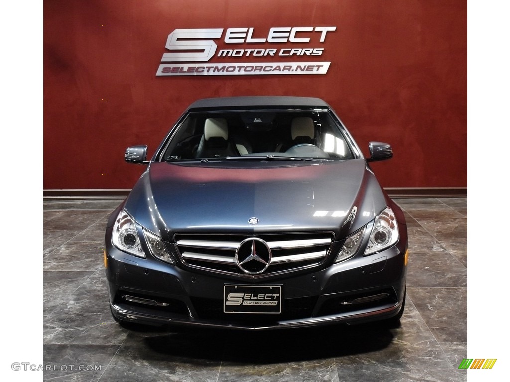 2013 E 350 Cabriolet - Steel Grey Metallic / designo Porcelain/Black photo #2