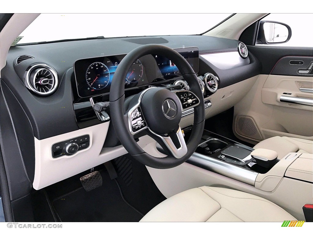 2021 GLA 250 4Matic - Denim Blue Metallic / Macchiato Beige photo #4
