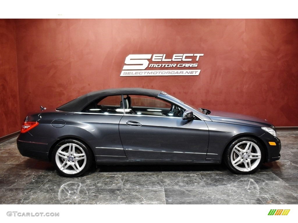 2013 E 350 Cabriolet - Steel Grey Metallic / designo Porcelain/Black photo #4
