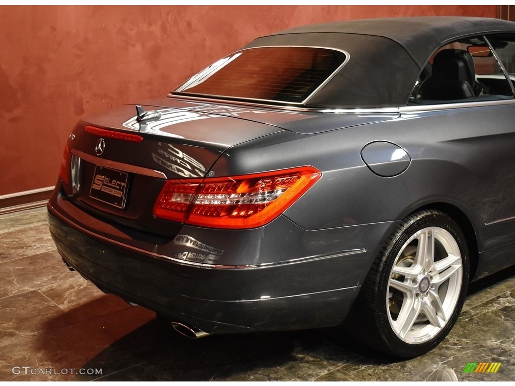 2013 E 350 Cabriolet - Steel Grey Metallic / designo Porcelain/Black photo #5