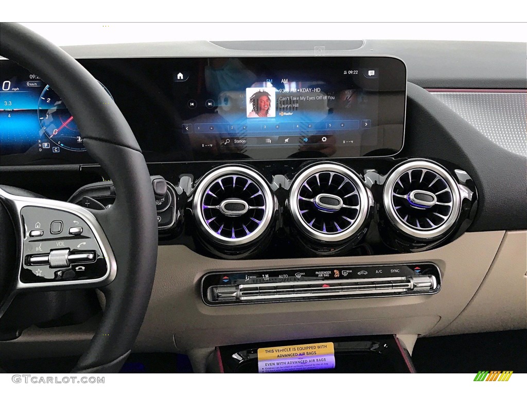 2021 GLA 250 4Matic - Denim Blue Metallic / Macchiato Beige photo #6