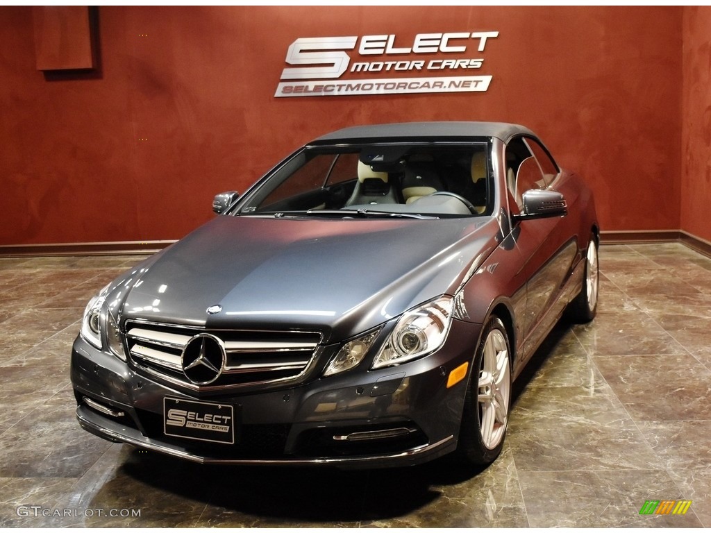 2013 E 350 Cabriolet - Steel Grey Metallic / designo Porcelain/Black photo #6