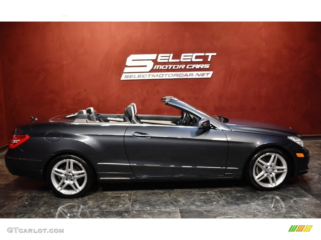 2013 E 350 Cabriolet - Steel Grey Metallic / designo Porcelain/Black photo #8