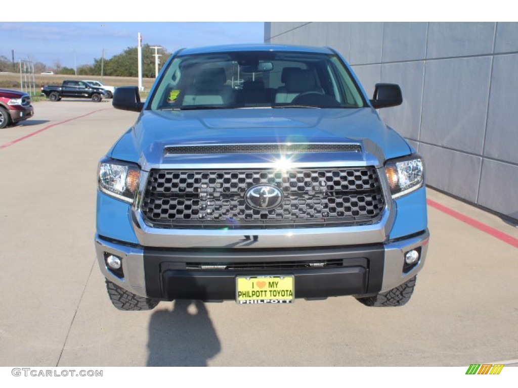 2021 Tundra SR5 CrewMax - Cavalry Blue / Graphite photo #3