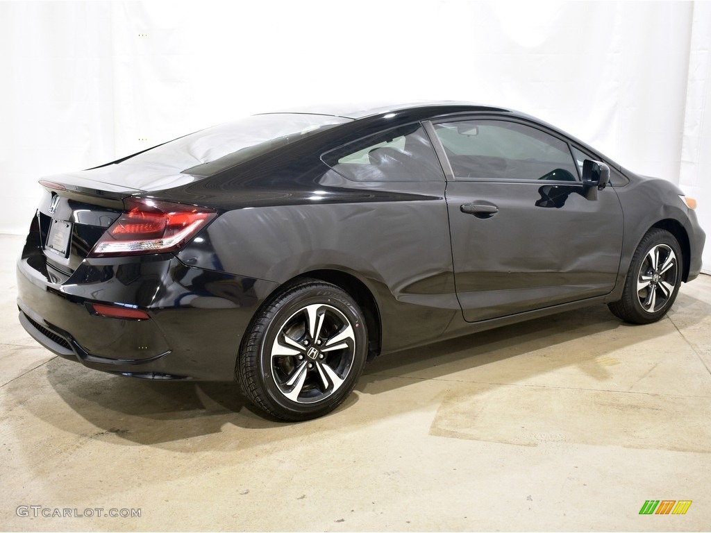 Crystal Black Pearl 2014 Honda Civic EX Coupe Exterior Photo #140965364
