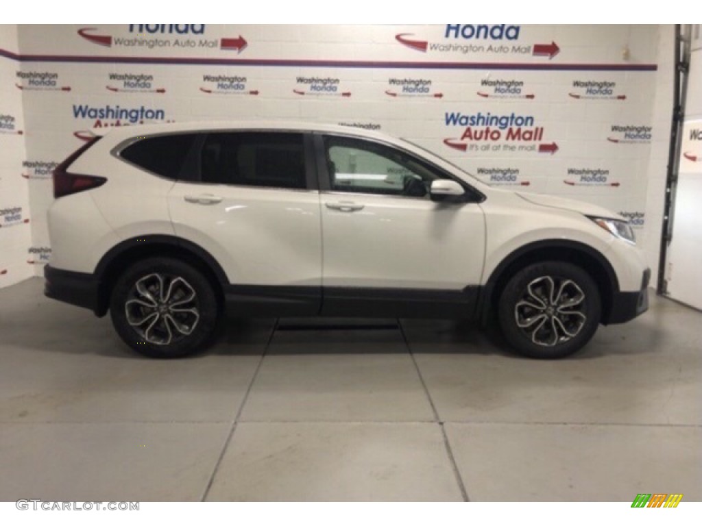 2021 CR-V EX AWD - Platinum White Pearl / Black photo #1
