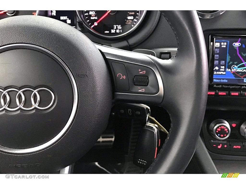 2015 TT 2.0T quattro Roadster - Brilliant Black / Black photo #20