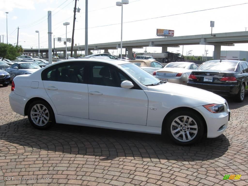 2007 3 Series 328i Sedan - Alpine White / Beige photo #13