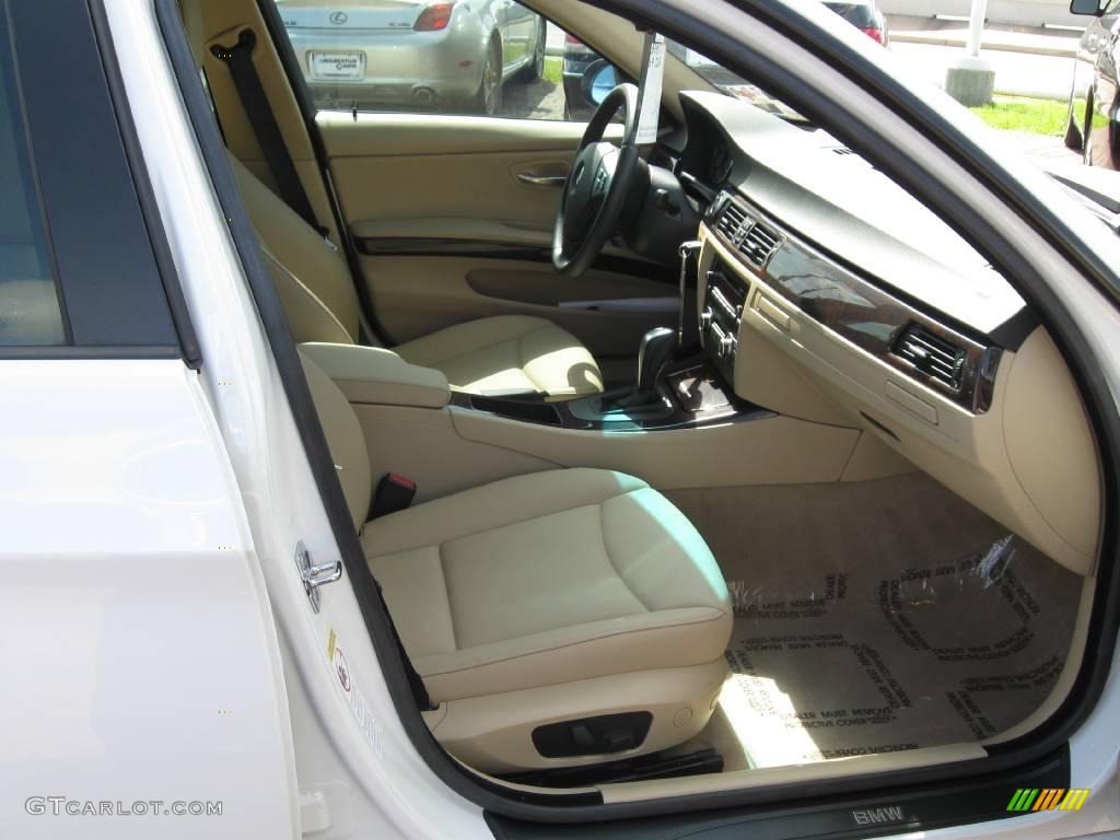 2007 3 Series 328i Sedan - Alpine White / Beige photo #16