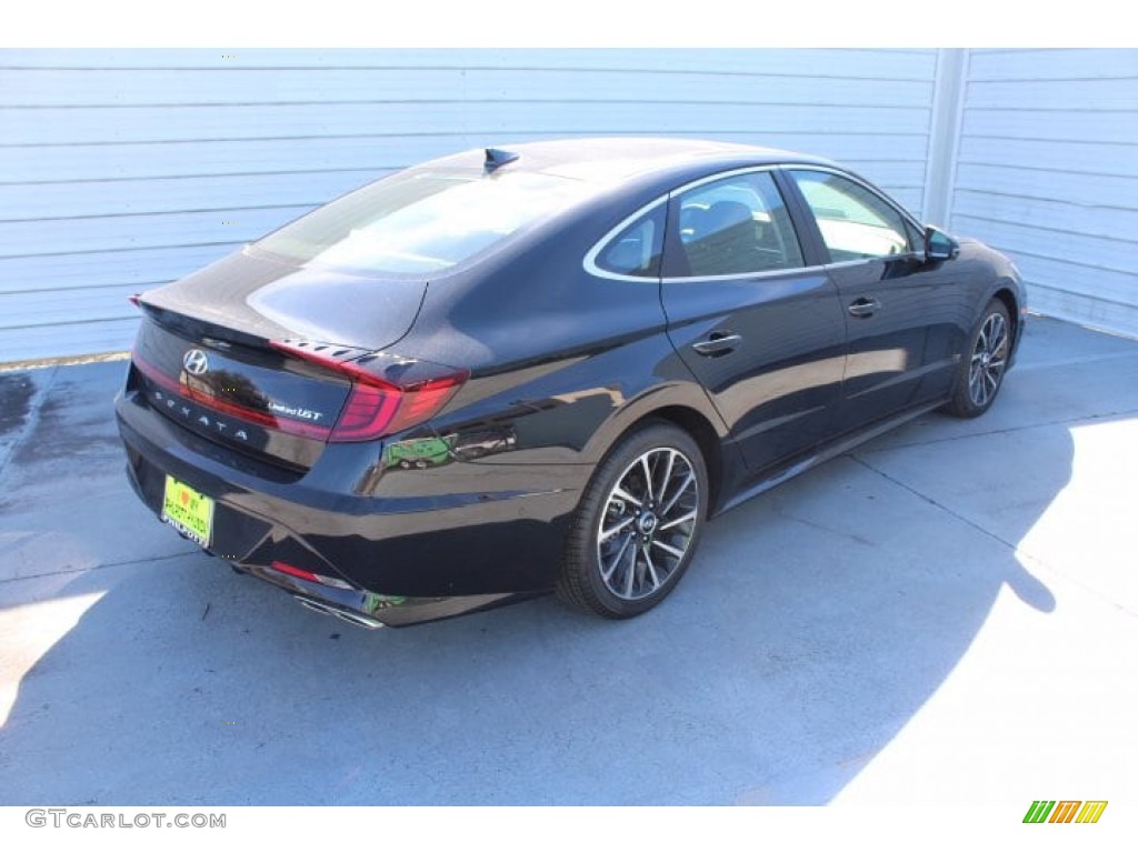 2021 Sonata Limited - Phantom Black / Black photo #8