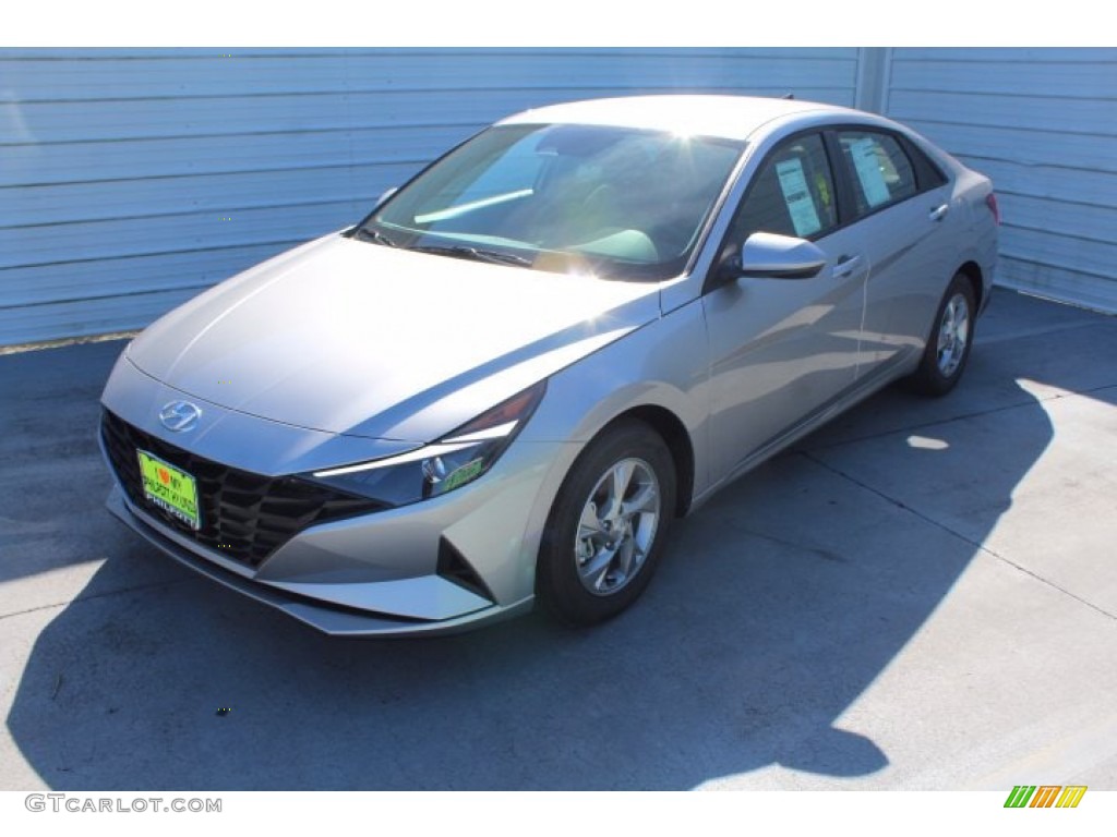 2021 Elantra SE - Shimmering Silver Pearl / Black photo #4