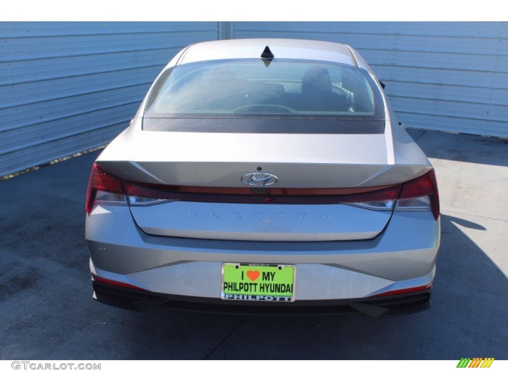 2021 Elantra SE - Shimmering Silver Pearl / Black photo #7
