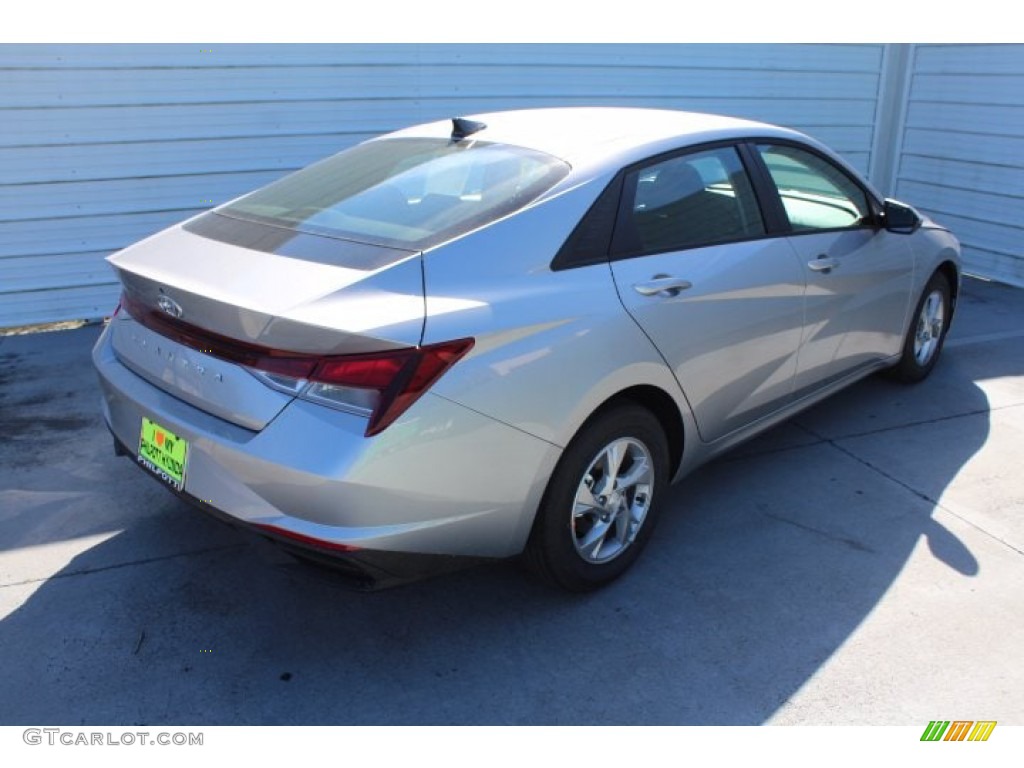 2021 Elantra SE - Shimmering Silver Pearl / Black photo #8