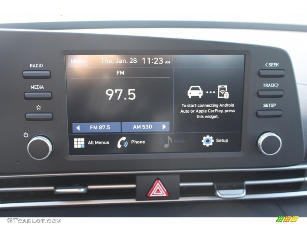2021 Elantra SE - Shimmering Silver Pearl / Black photo #15
