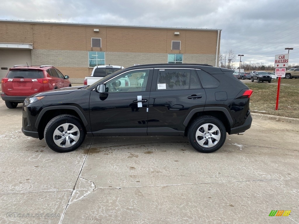 2021 RAV4 LE - Midnight Black Metallic / Nutmeg photo #1