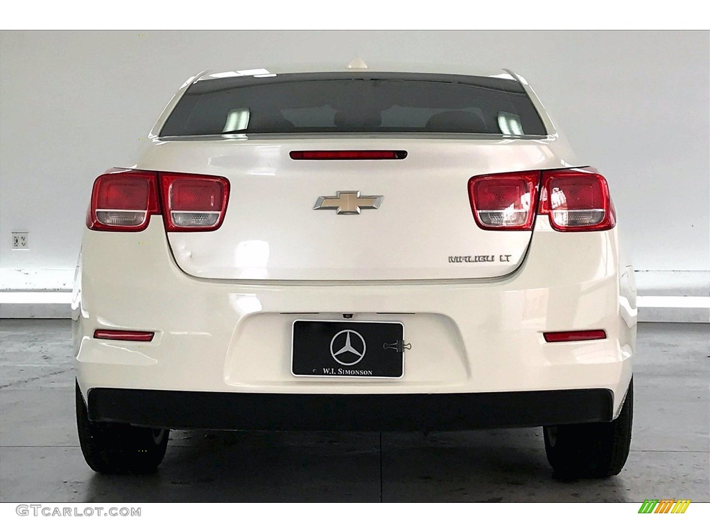 2014 Malibu LT - White Diamond Tricoat / Cocoa/Light Neutral photo #3