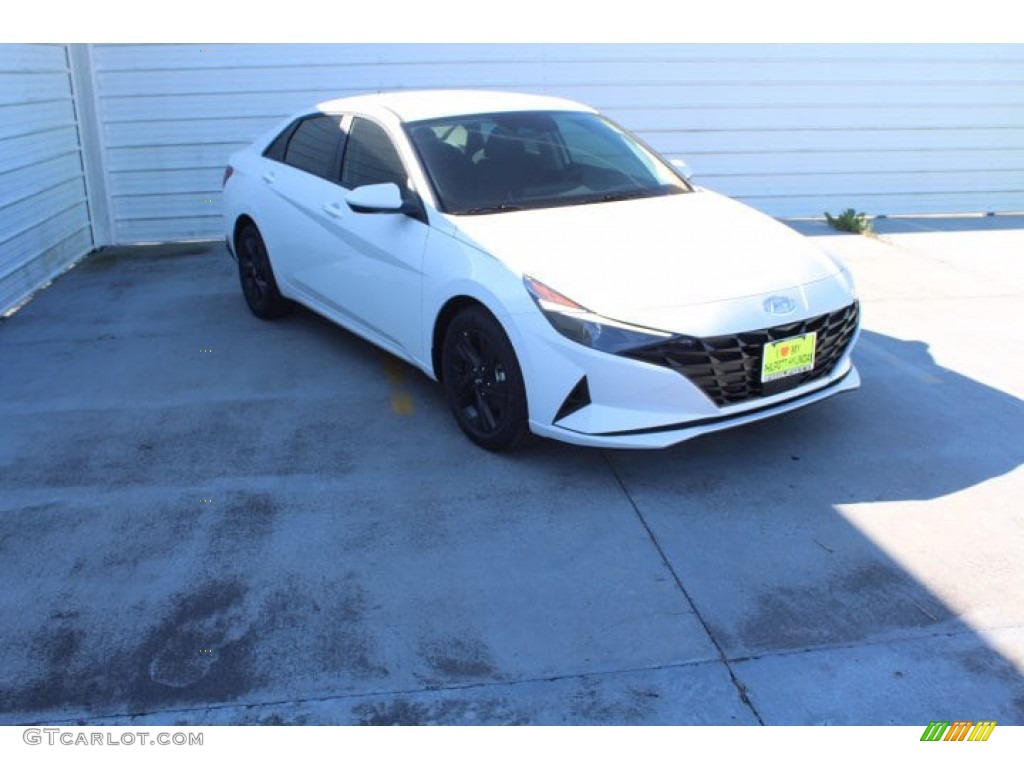 2021 Elantra SEL - Quartz White / Black photo #2