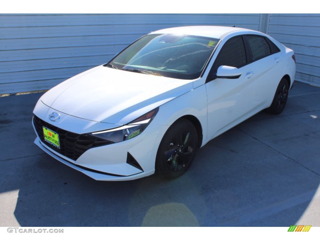 2021 Elantra SEL - Quartz White / Black photo #4